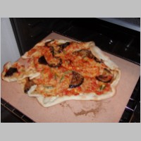 Pizza 10 - wardrobe mishap, but still tasty.JPG